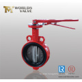 Lever Operated Wafer Butterfly Valve with Double Half Shaft (D71X-10/16)